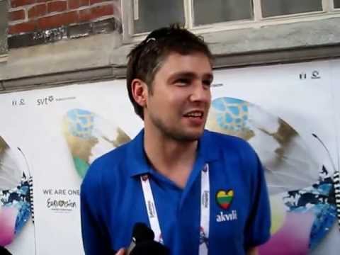 Eurovision 2013: Interview with Andrius Pojavis from Lithuania