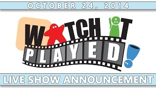 Live Play Announcement - Oct 24, 2014