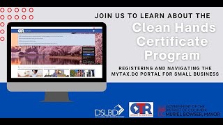 Clean Hands Certificate Program Overview for Small Businesses