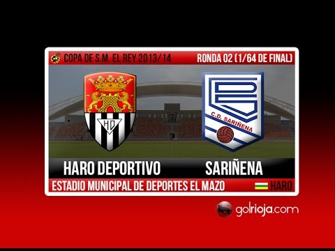 Gol RIOJA | Haro Deportivo 1-0 Sariñena  (Copa del Rey, Ronda 2) (Imagen: TVE)