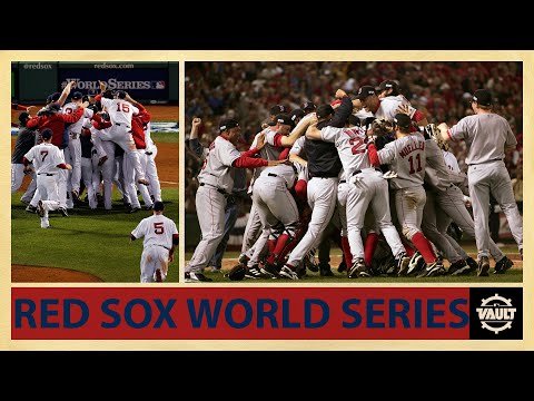 The final out of the last FOUR Red Sox WORLD SERIES CHAMPIONSHIPS!