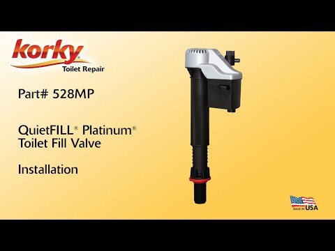 How to Install QuietFILL Platinum Toilet Fill Valve by Korky