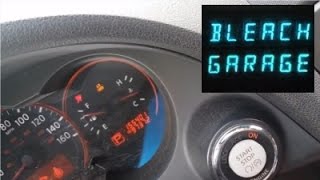 How to turn off blinking airbag light after Nissan Altima dash removal / stereo install