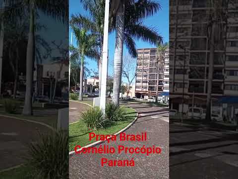 Praça Brasil na linda cidade de Cornélio Procópio no norte pioneiro do Paraná