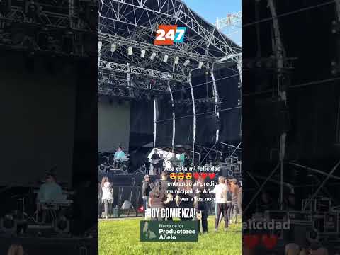 MI FELICIDAD ❤️😍EN AÑELO NEUQUÉN ENTRANDO AL PREDIO PARA VER A LOS NOTEVAGUSTAR