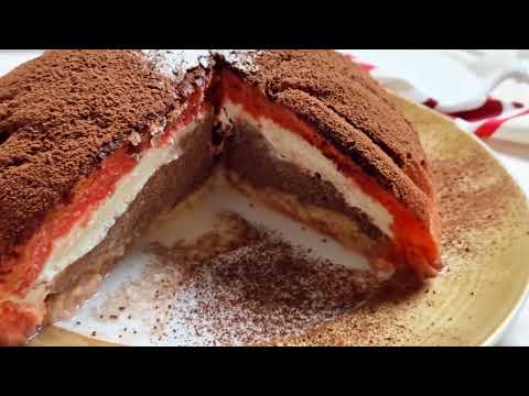 Zuccotto savoiardi e ricotta