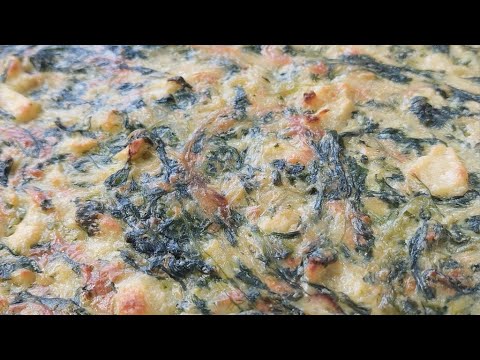 Nockerl-Spinatauflauf. Eine günstige vegetarische Speise und schnell zubereitet. # 181