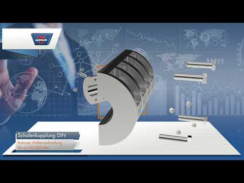 Optibelt Schalenkupplung 115 - robuste Wellenverbindung