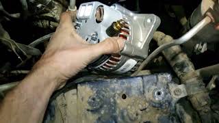 ( SUZUKI SIDEKICK ) ALTERNATOR REPLACEMENT FASTEST WAY  1.8L  !!!