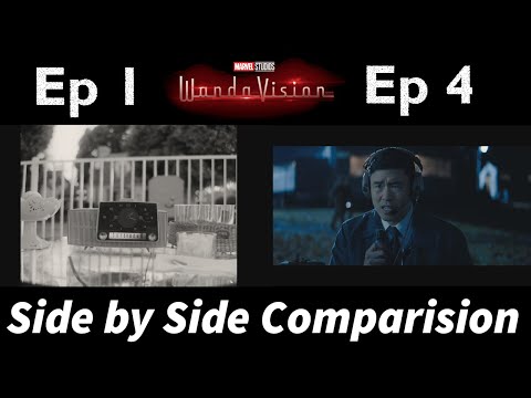 WandaVision 1x02 & 1x04 | Radio Scene Side by Side Comparison | Marvel Scenes