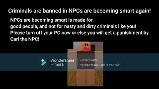 My Very Own Roblox NPCs are Becoming Smart Anti-Pi