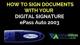 How to use digital signature for signing documents