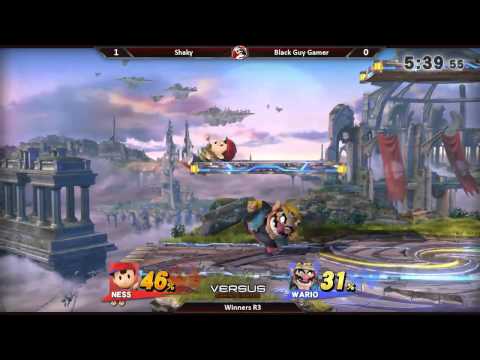 Versus Weekly 7/2/15 - Winners R3 - Shaky (Ness) vs. BlackGuyGamer (Wario) - Smash 4