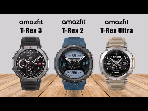 AMAZFIT T-REX 3 VS T REX-2 VS T-REX ULTRA COMPARISON