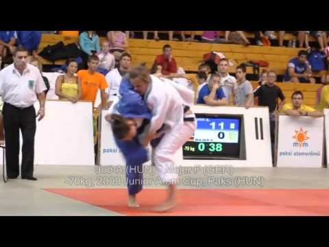 Judo 2009 Paks -70kg Joó A (HUN) - Majer F (GER) (IPPON)