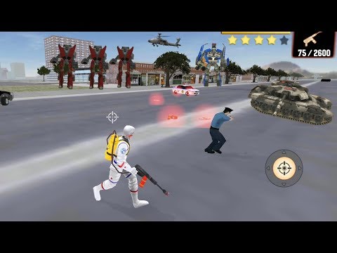 Flame Terror (Flame Hero Fight on Road Side) Tanks Destroyed Police Man - Android Gameplay HD