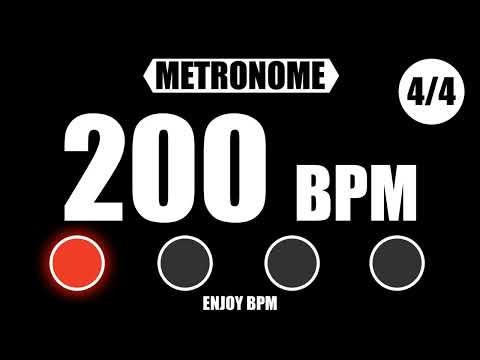200 BPM 4/4 Metronome