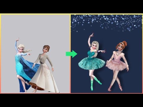 Frozen: Princess Elsa Anna #Glowup Into #Balletactres-Disney movie Transformation @Cartoon_Lands