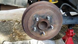 How To Remove A Stuck Rear Brake Drum