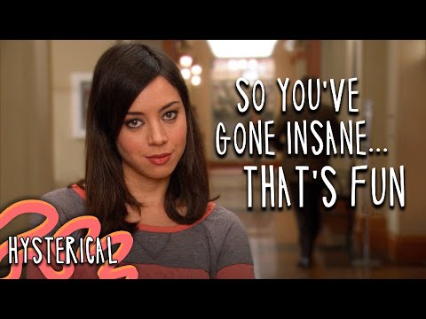 Aubrey Plaza basically playing herself in Parks & Rec | Parks and Recreation | Hysterical
