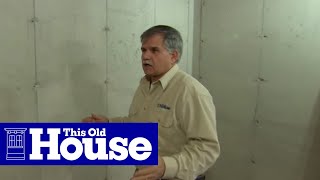 How to Frame Out Basement Walls | This Old House