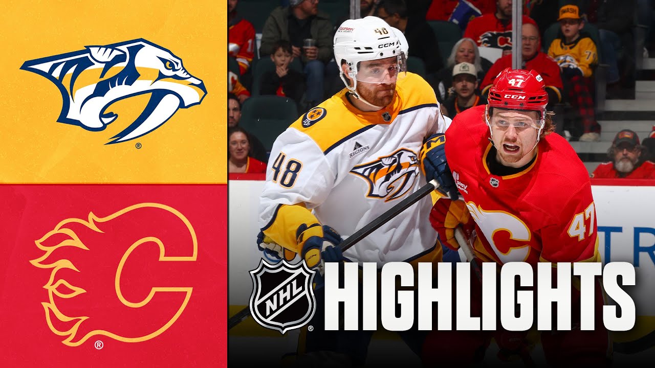 Predators vs. Flames | NHL Highlights | January 03, 2026
