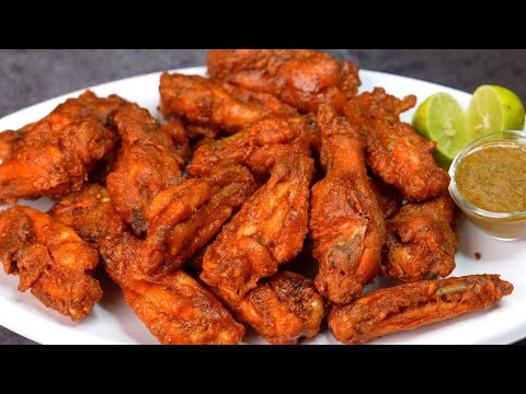 Chicken Wings Fry | How to make Chicken Wings Fry Recipe | Crispy Fried Chicken Wings