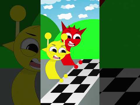 Sprunki - Oren run race (Incredibox Sprunki Animation)#animation #sprunki #incredibox