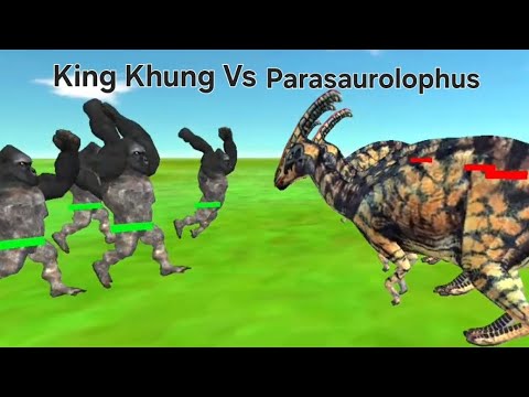 Animals Revolt Battle simulator King Khung Vs Parasaurolophus