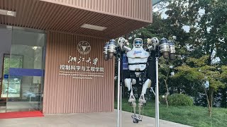 🤖 Flying Humanoid Concept UNVEILED: ZJU Jet-Powered Robot Hits 100 km/h! #iros2025 #flyingrobot