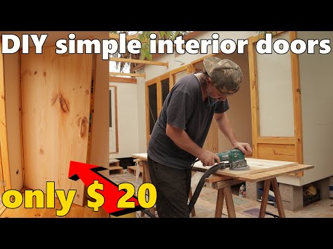 Make a Quick Simple Beautiful Interior Door (S1 Ep40)