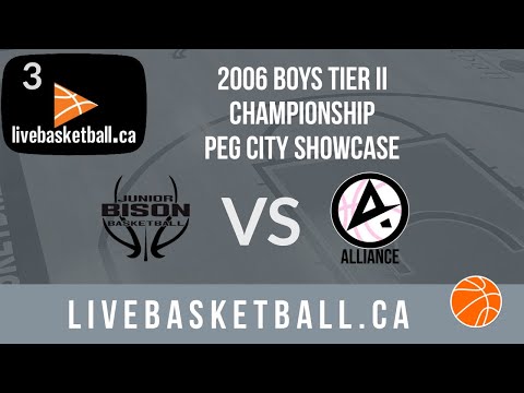 Peg City Showcase - 2006 Boys Tier II Championship - Jr Bison vs Winnipeg Alliance