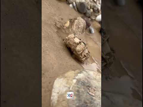 ظهور ألغام في گرميان بعد أمطار غزيرة غمرت المنطقة #گرميان 