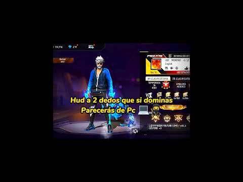 El mejor HUD a 2 dedos 💻🥷 #free_fire
