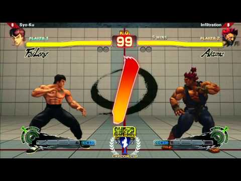 SSF4AE Syo ku vs Infiltration - TGS CapcomCup Qualifier
