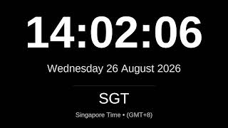 🕒 LIVE: SGT Clock | Current Time in Singapore Time (SGT) - Singapore