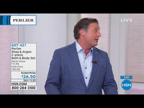 Perlier Shea   Argan 2piece Bath   Body Set