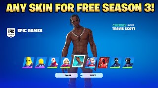 HOW TO GET ANY SKIN FOR FREE IN FORTNITE! (Chapter 5 Season 3)!