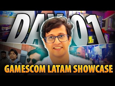 Gamescom LATAM Showcase Vlog - Day 1