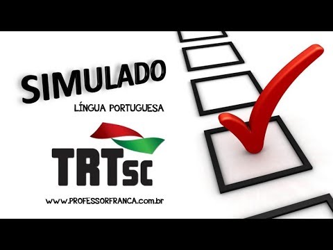 Simulado TRT/SC - 2017 - AO VIVO