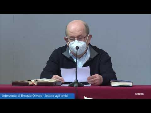 Intervento di Ernesto Olivero - Lettera agli amici