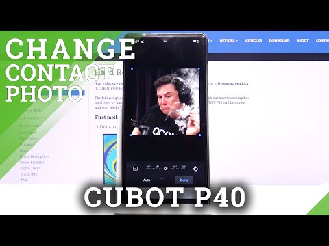 How to Personalize Contacts in CUBOT P40 – Mark Contact with Photos
