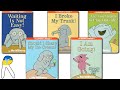 22 min 5 Books of An Elephant and Piggie🐘🍧💭🍔🛝 - Animated Read Aloud Books for Kids