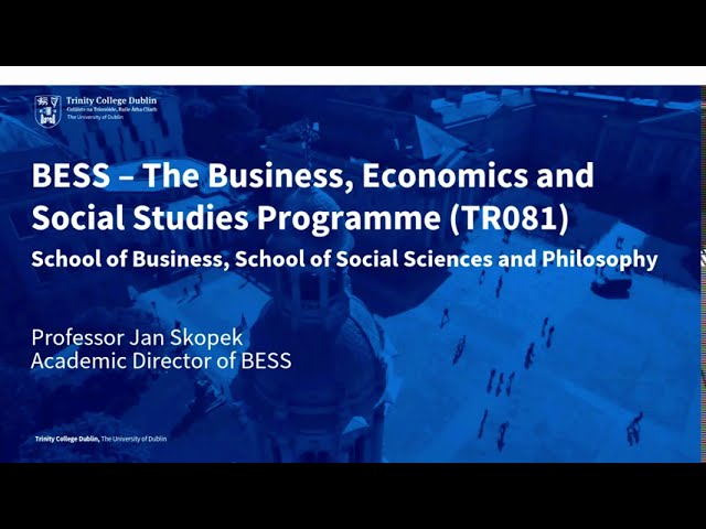 Business, Economic and Social Studies (BESS) - TR081