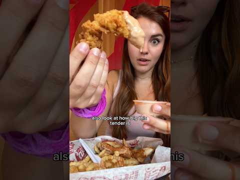 Everything I ate my first time at raising cane’s! #foodie #fastfood #eating #friedchicken #shorts