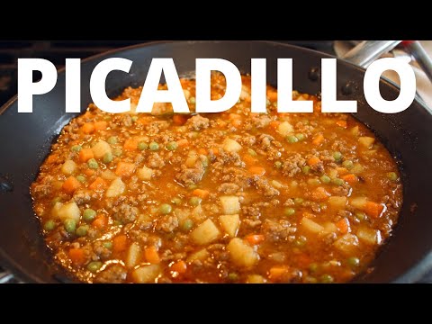 QUICK and EASY Picadillo Rojo Recipe (Mexican Ground Beef Stew)