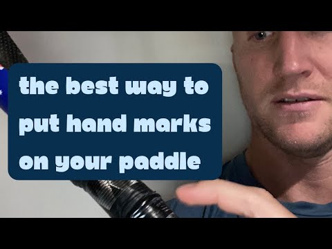 How to put tape on your paddle