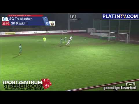 04.11.16 SG Traiskirchen - SK Rapid II - 1:0  (1. Halbzeit / 28:59) am 04.11.2016 20:03