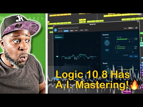 The Logic Pro 10.8 Update Now has A.I. Mastering!! 🤯