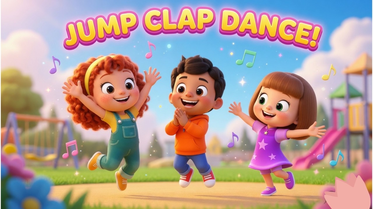 Action Song for Kids 🎶 | Jump, Clap, Dance & Play! | Fun Movement Song for Toddlers #rhymes